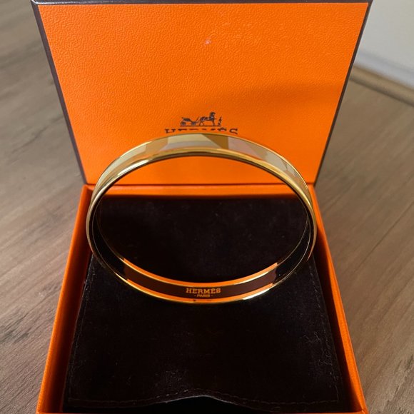 Hermes Printed Enamel Bracelet - Picture 9 of 13